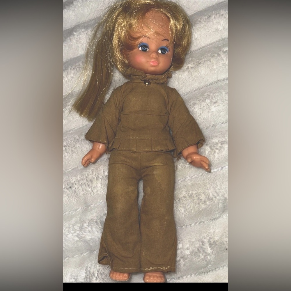Nasco 1970s Grow-Hair Doll  Miss Claudette 11" RARE Blonde Original Clothes VTG